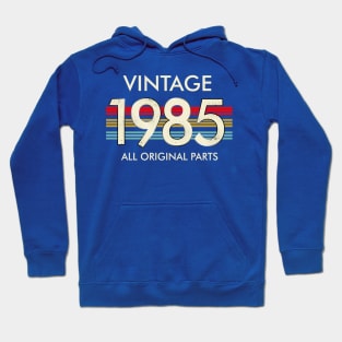 Vintage 1985 All Original Parts Hoodie